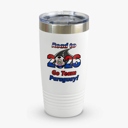 Road to 2026 Go Team Paraguay travel mug