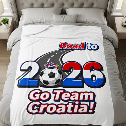 Road to 2026 Go Team Croatia Blanket