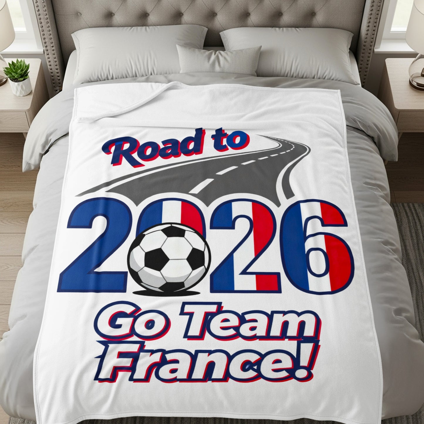 Road to 2026 Go Team France Blanket