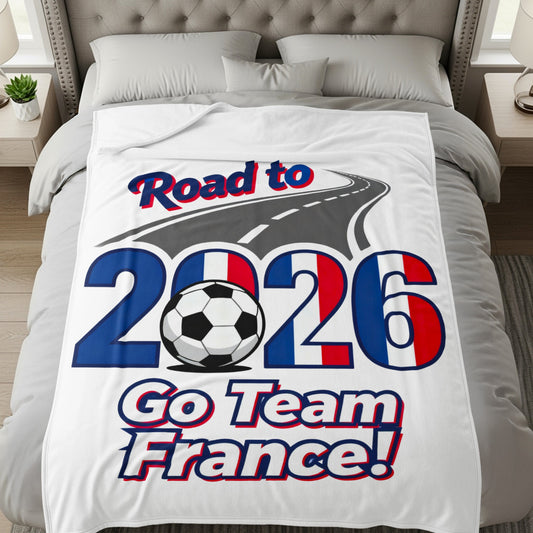 Road to 2026 Go Team France Blanket