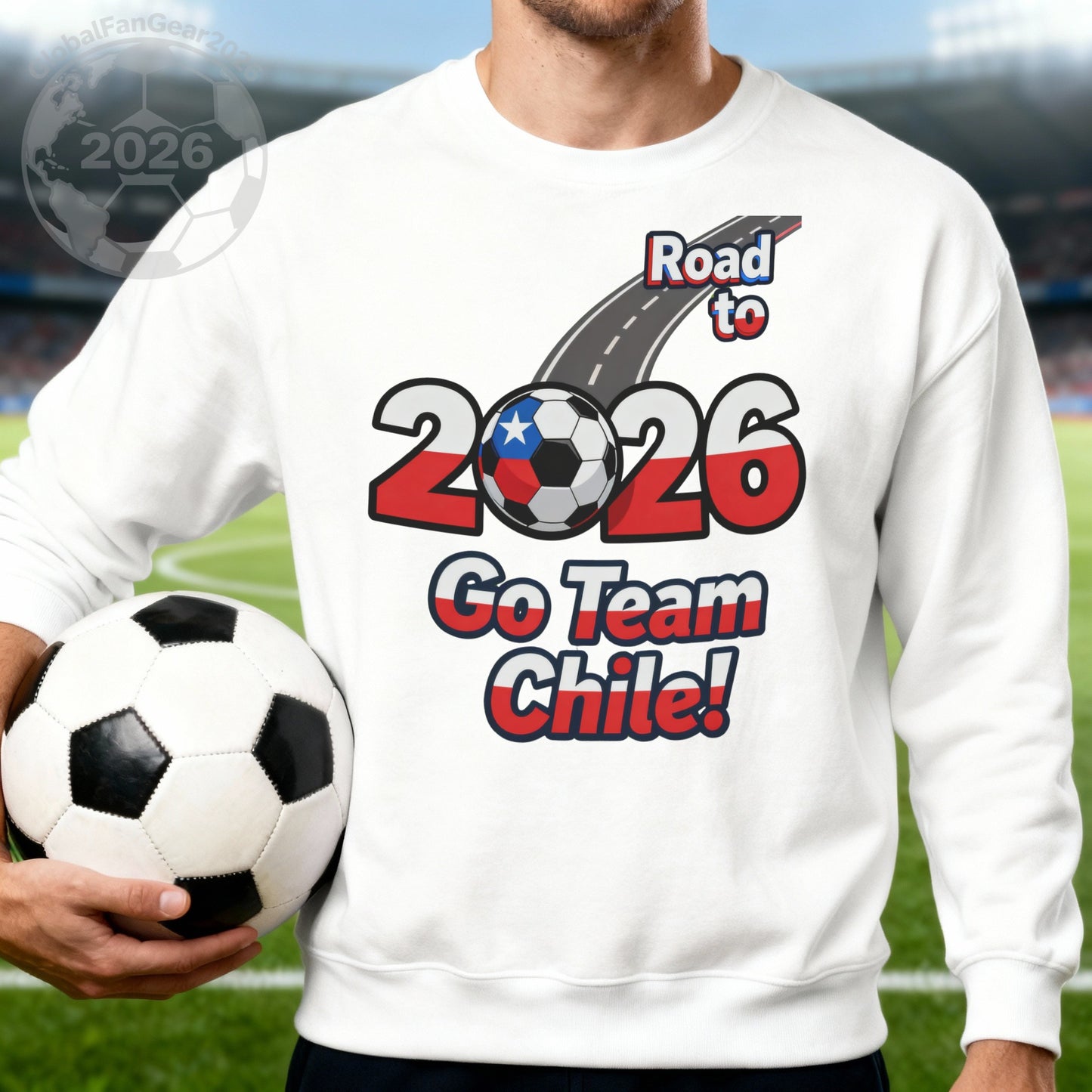 Road to 2026 Go Team Chile! sweatshirt