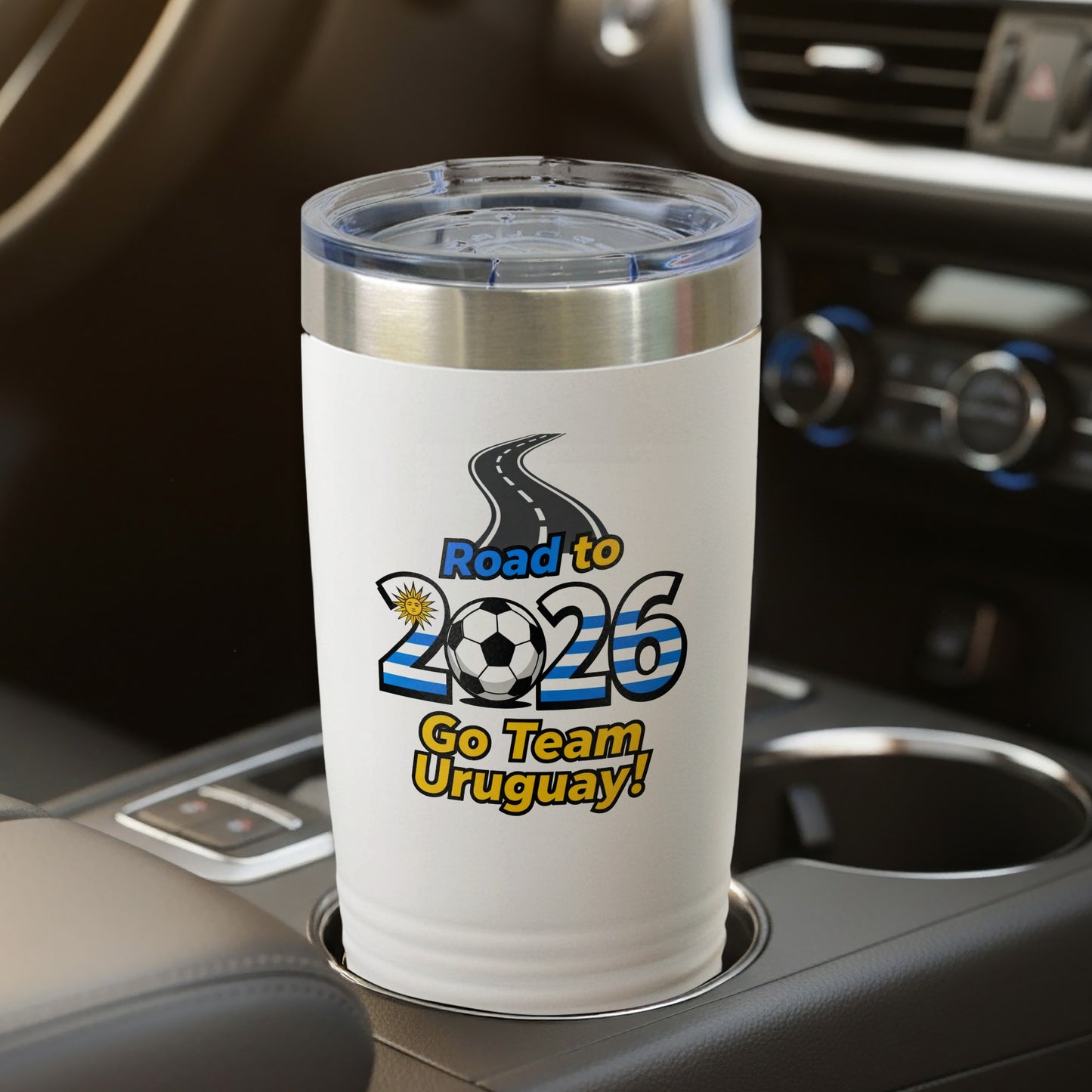 Road to 2026 Go Team Uruguay Travel Mug