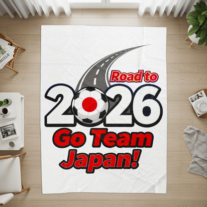 Road to 2026 Go Team Japan soccer rug