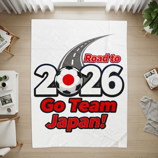 Road to 2026 Go Team Japan soccer rug