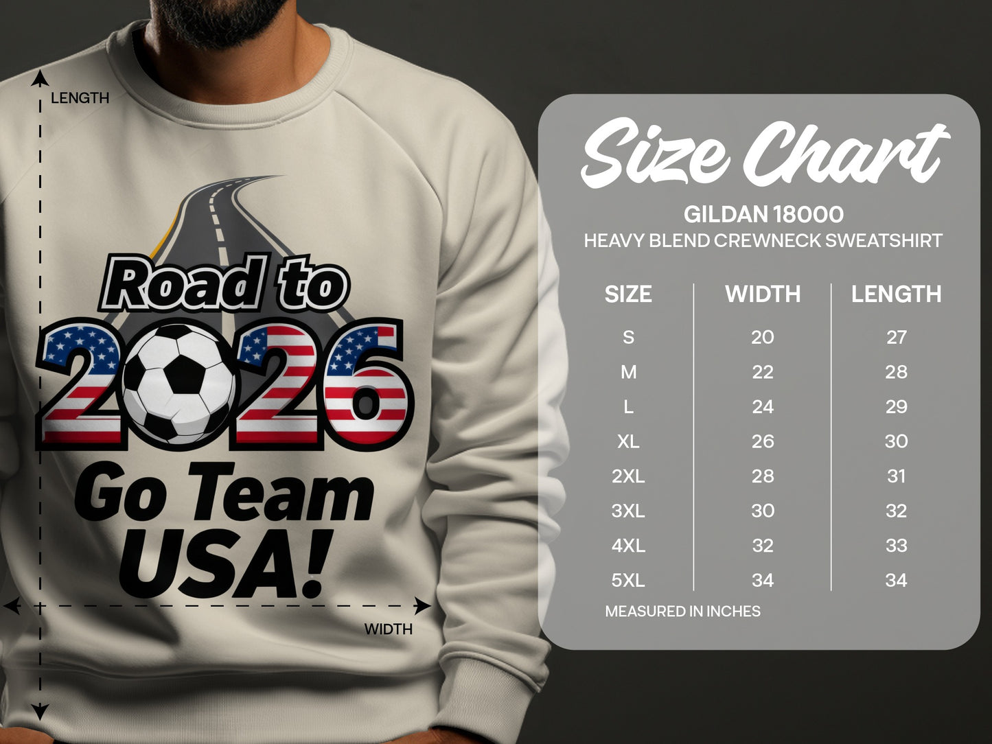 Road to 2026 Go Team USA Sweatshirt