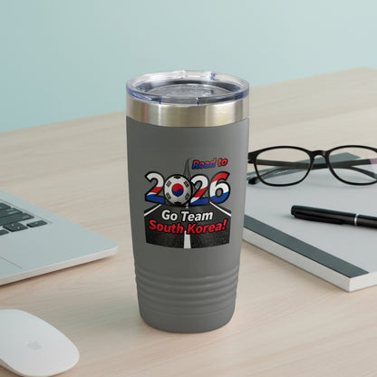 Road to 2026 Go Team South Korea travel tumbler