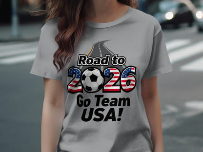 Road to 2026 Go Team USA soccer shirt