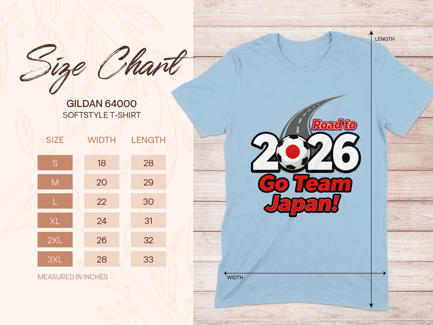 Road to 2026 Go Team Japan! T-shirt