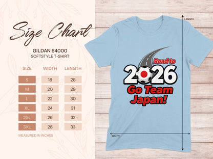 Road to 2026 Go Team Japan! T-shirt