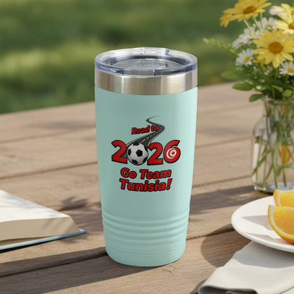 Road to 2026 Go Team Tunisia Insulated Tumbler