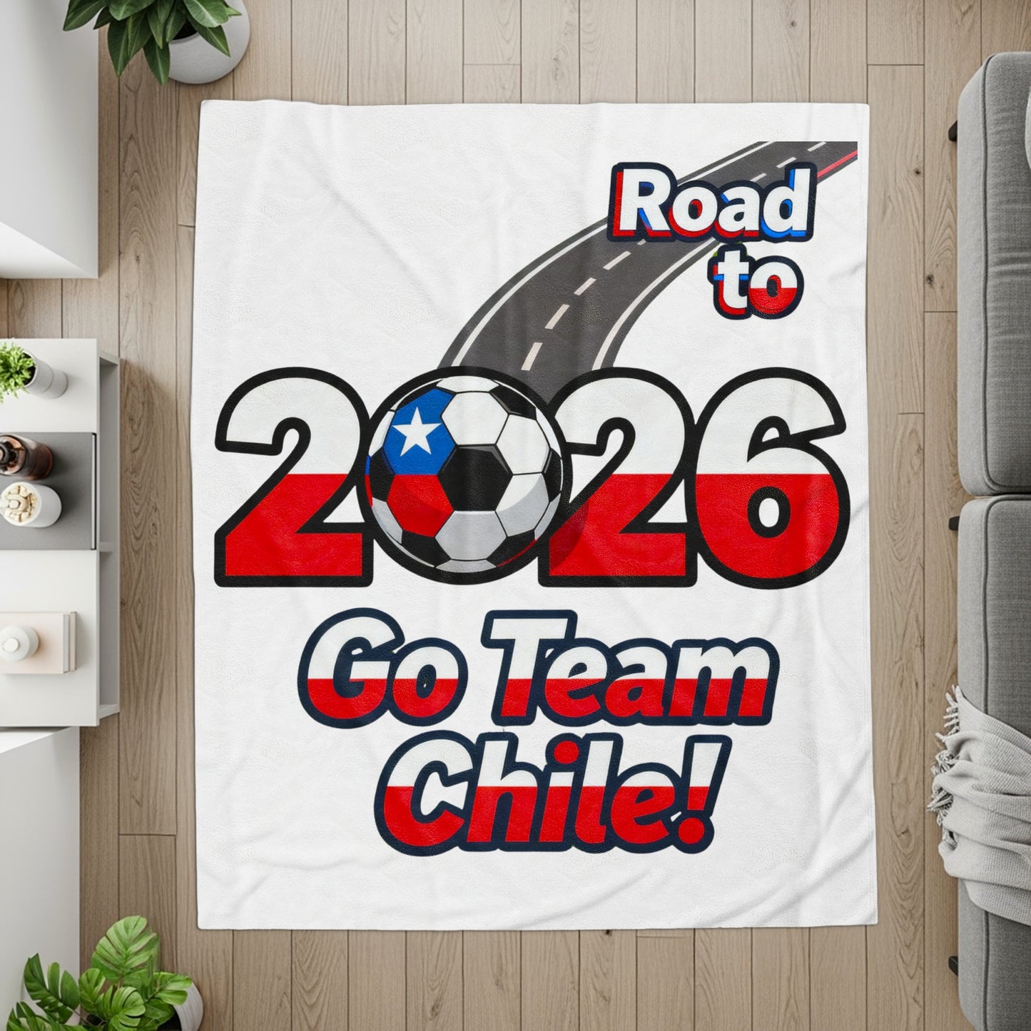 Road to 2026 Go Team Chile blanket