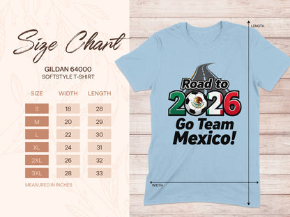 Road to 2026 Go Team Mexico T-shirt product