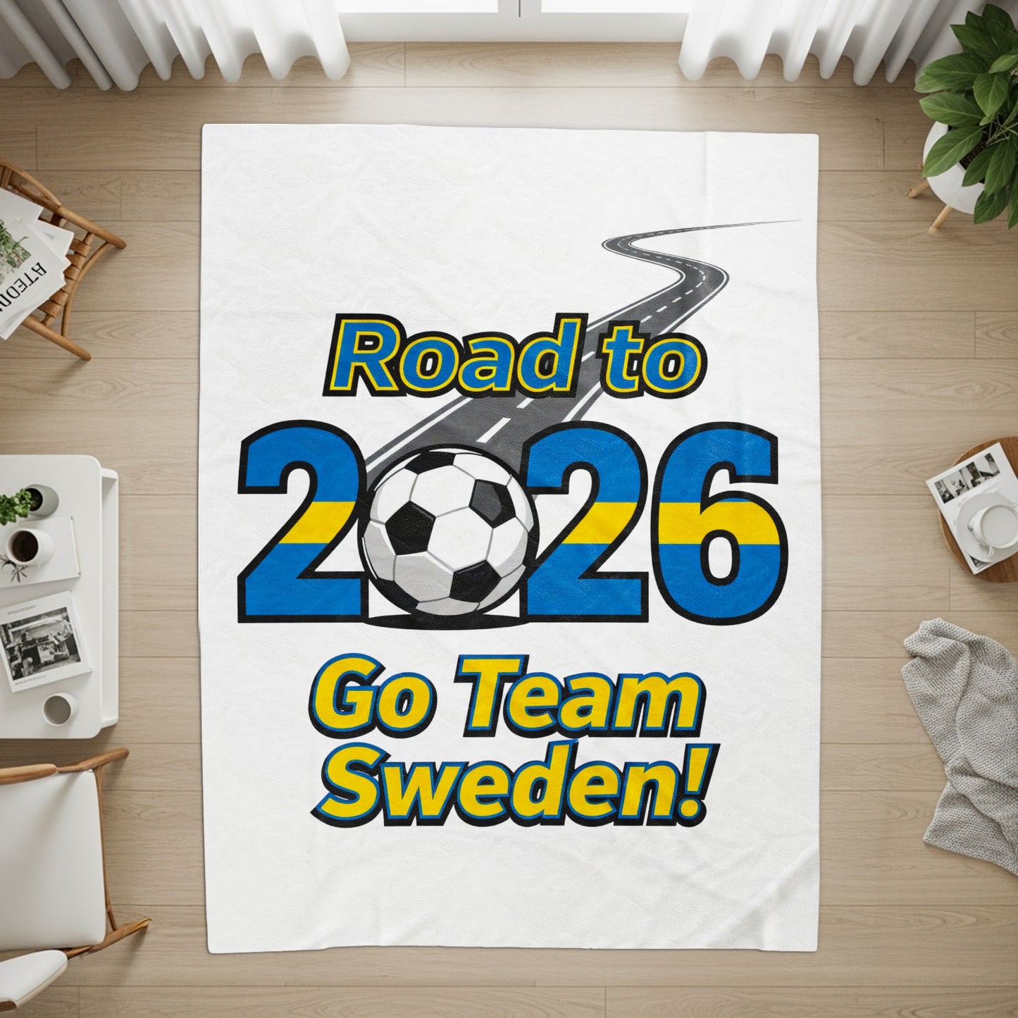 Road to 2026 Go Team Sweden sports decor