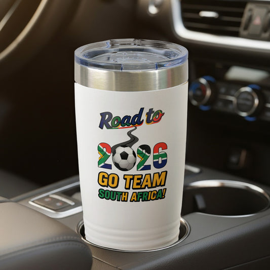 Road to 2026 Go Team South Africa tumbler