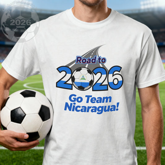 Road to 2026 Go Team Nicaragua T-Shirt