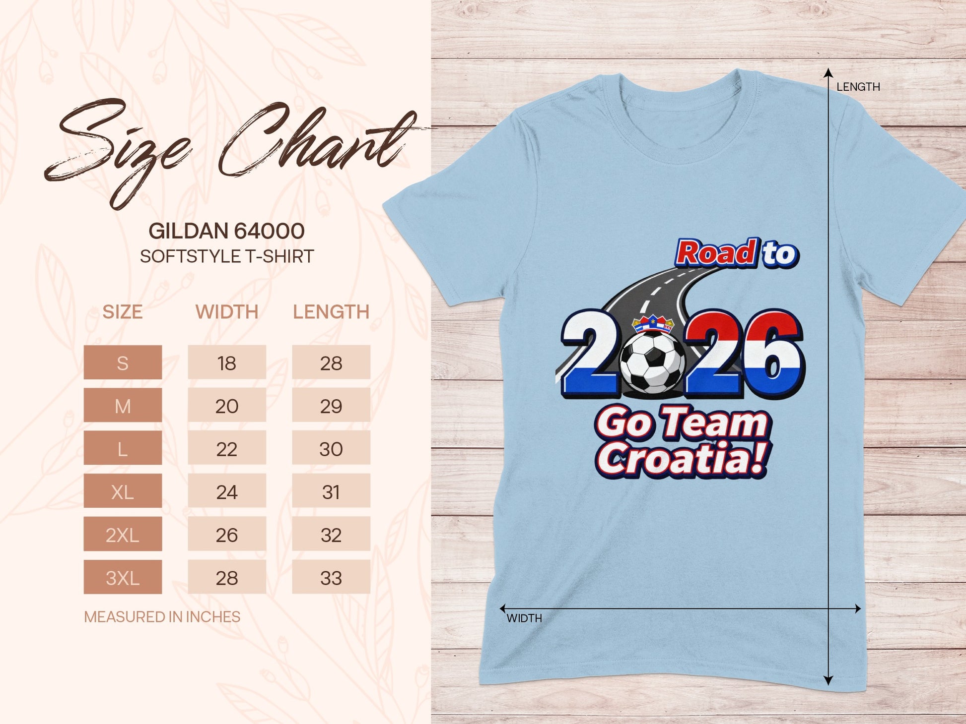 Road to 2026 Go Team Croatia T-shirt