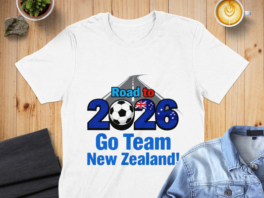 Road to 2026 Go Team New Zealand T-shirt