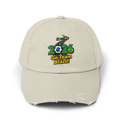 Road to 2026 Go Team Brazil embroidered cap
