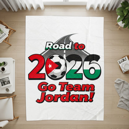 Road to 2026 Go Team Jordan inspirational rug