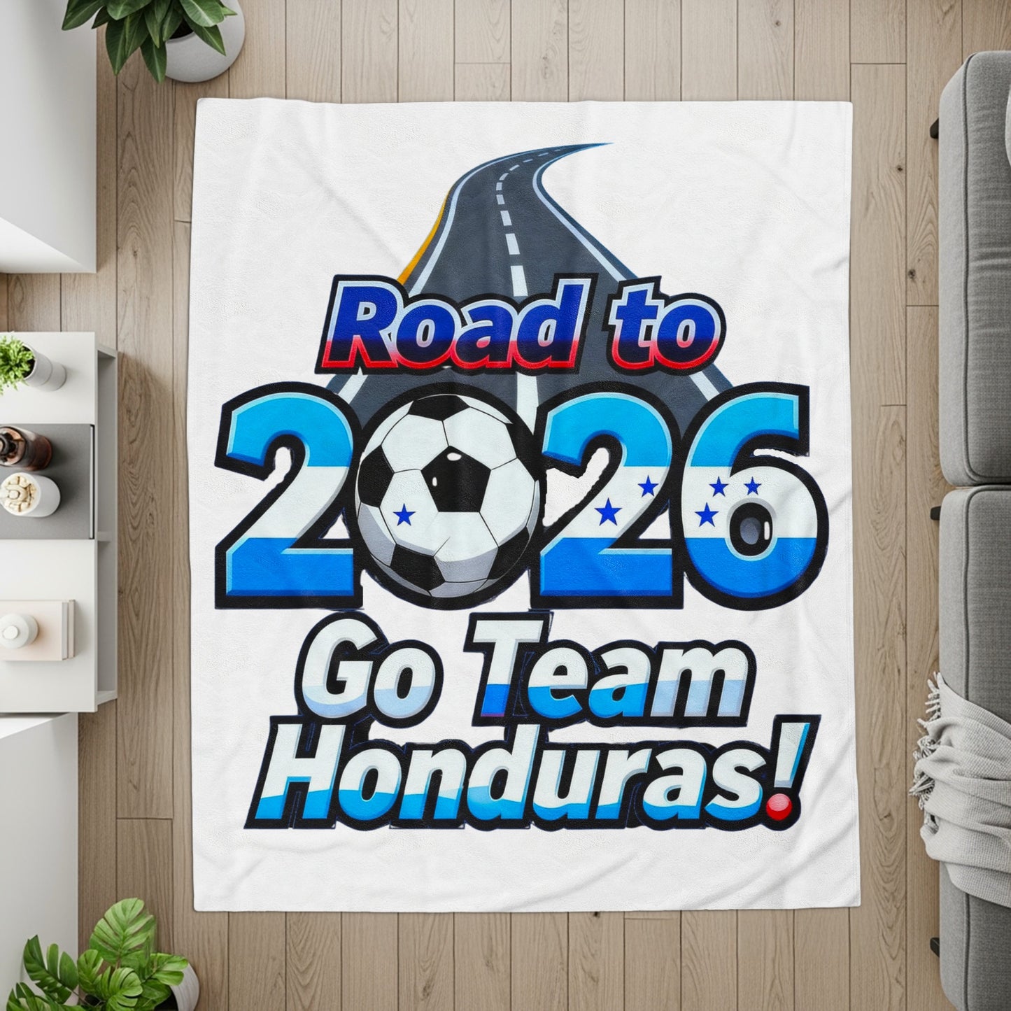 Road to 2026 Go Team Honduras blanket