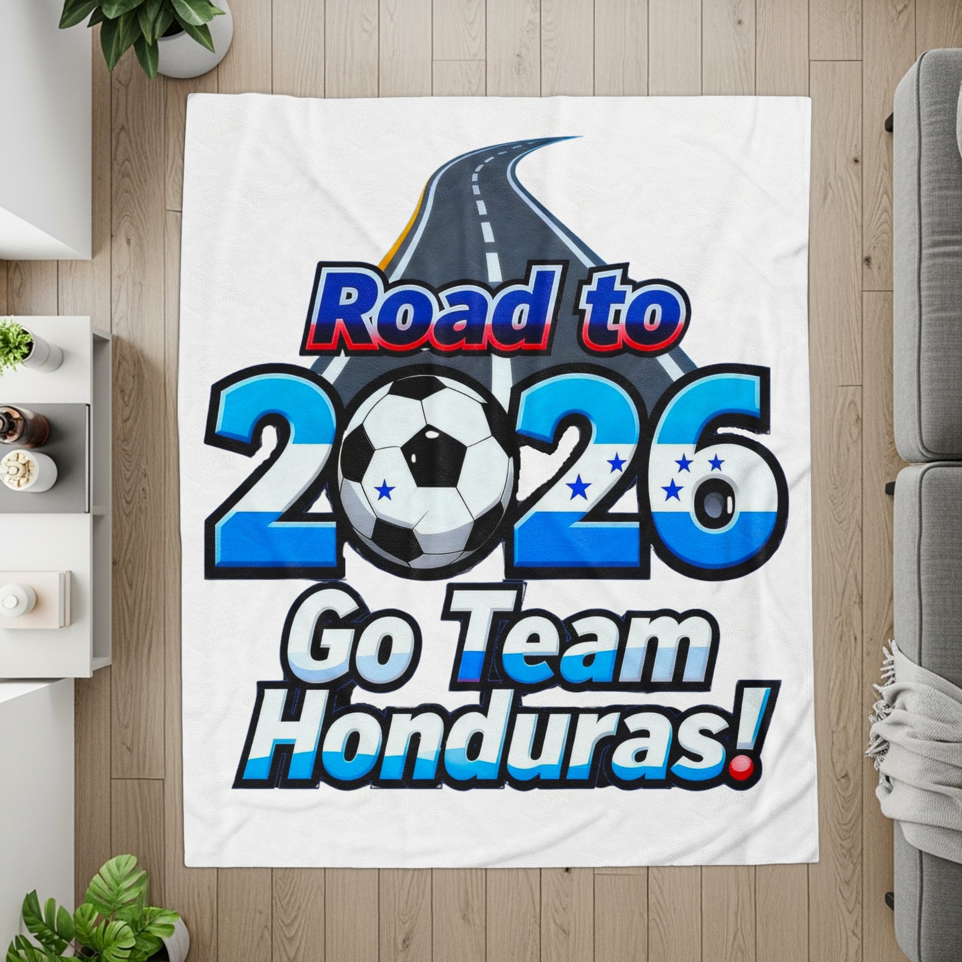 Road to 2026 Go Team Honduras blanket