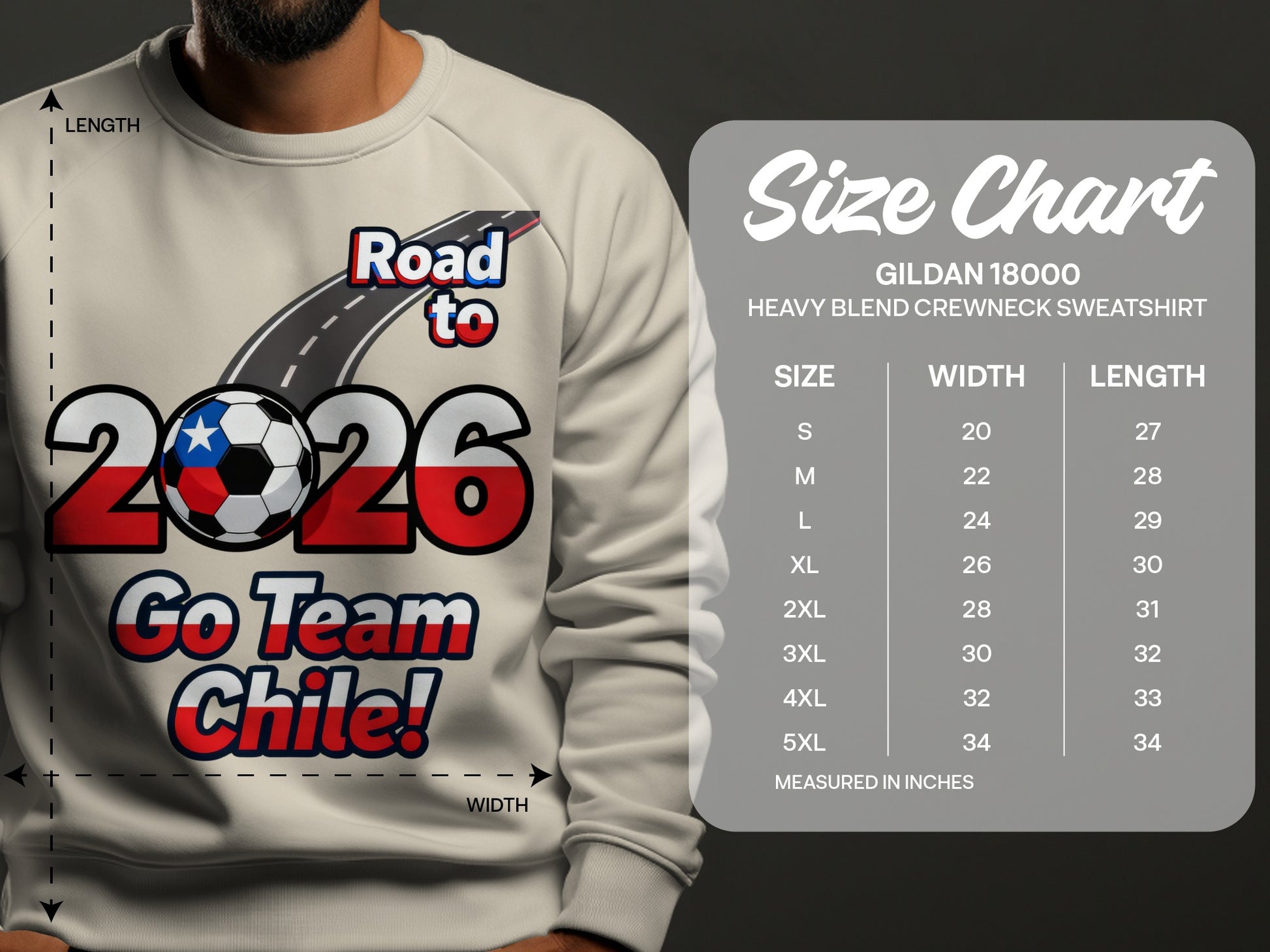 Road to 2026 Go Team Chile Sweatshirt
