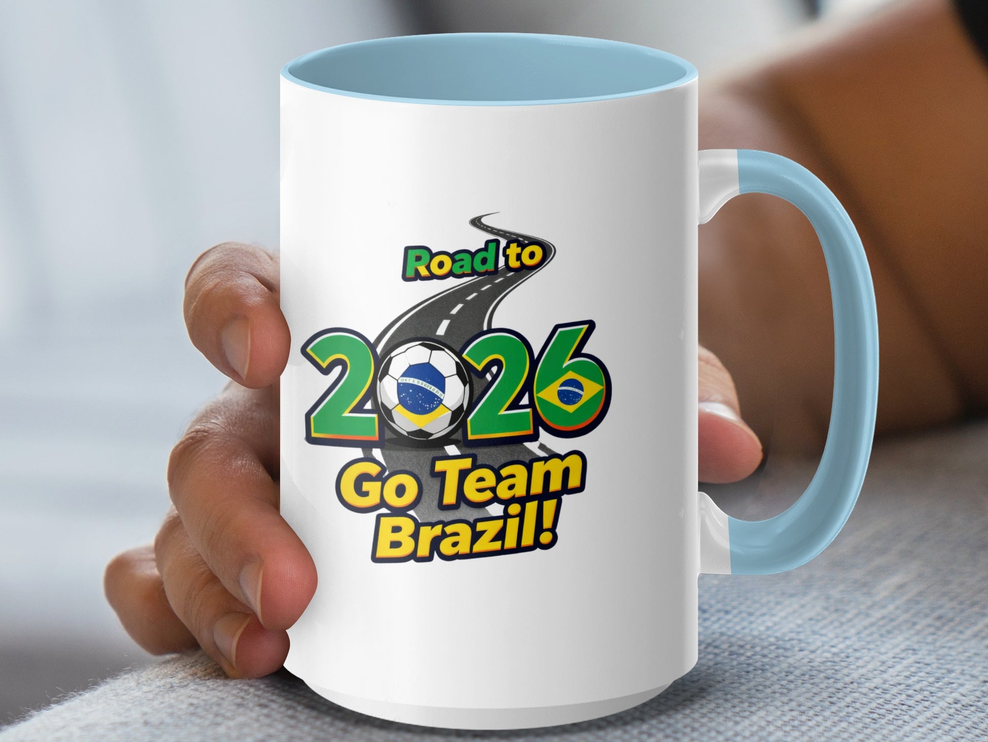 Road to 2026 Go Team Brazil! mug product