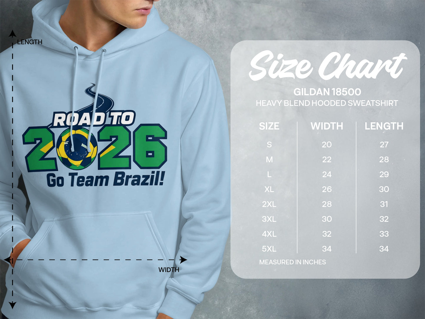 Road to 2026 Go Team Brazil Hooded Sweatshirt