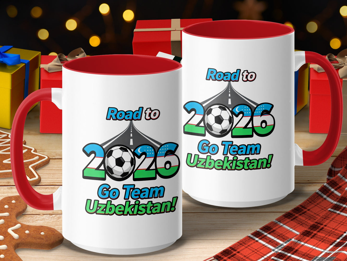 Road to 2026 Go Team Uzbekistan mug