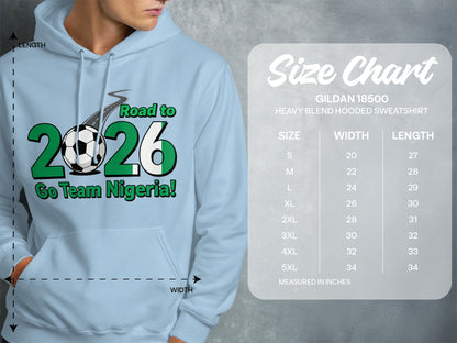 Road to 2026 Go Team Nigeria hoodie