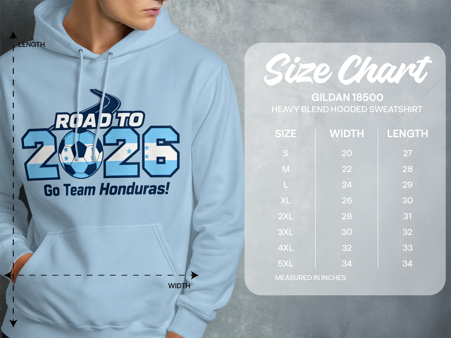 Road to 2026 Go Team Honduras Hoodie