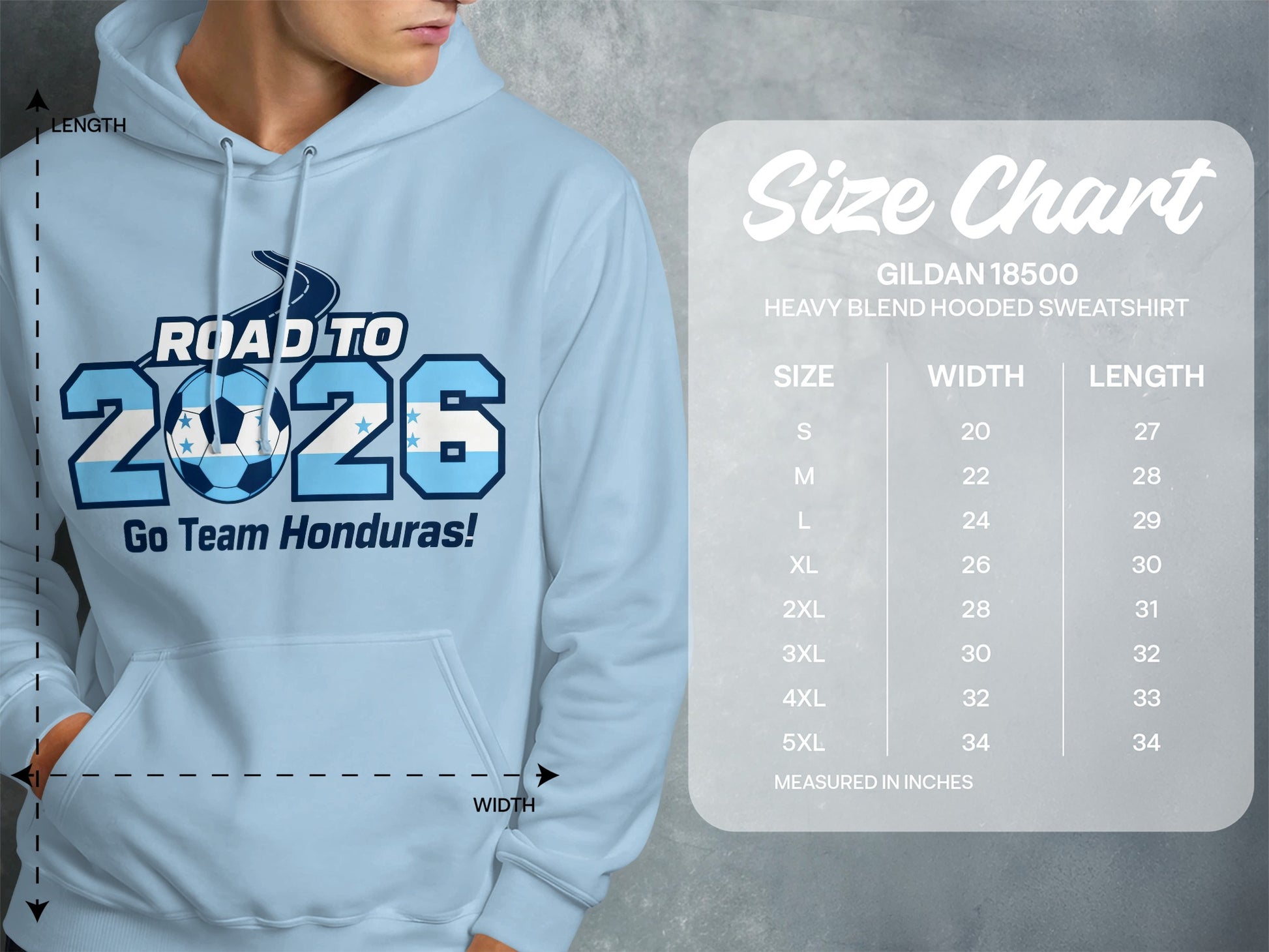 Road to 2026 Go Team Honduras Hoodie
