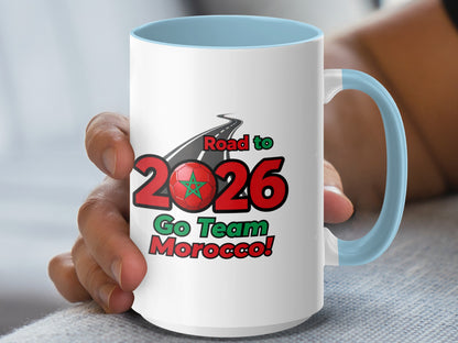 Road to 2026 Go Team Morocco Sports Mug
