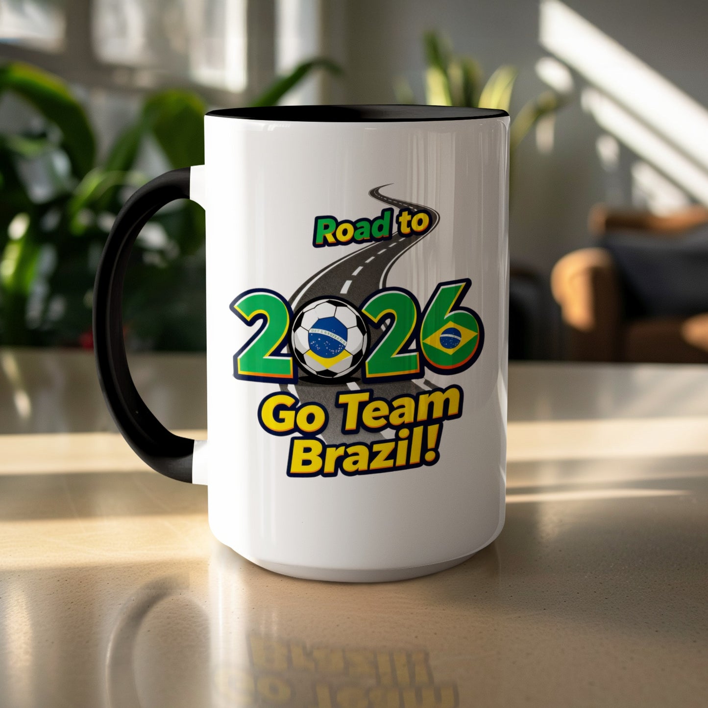 Road to 2026 Go Team Brazil! Mug