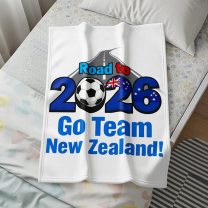 Road to 2026 Go Team New Zealand Throw Blanket