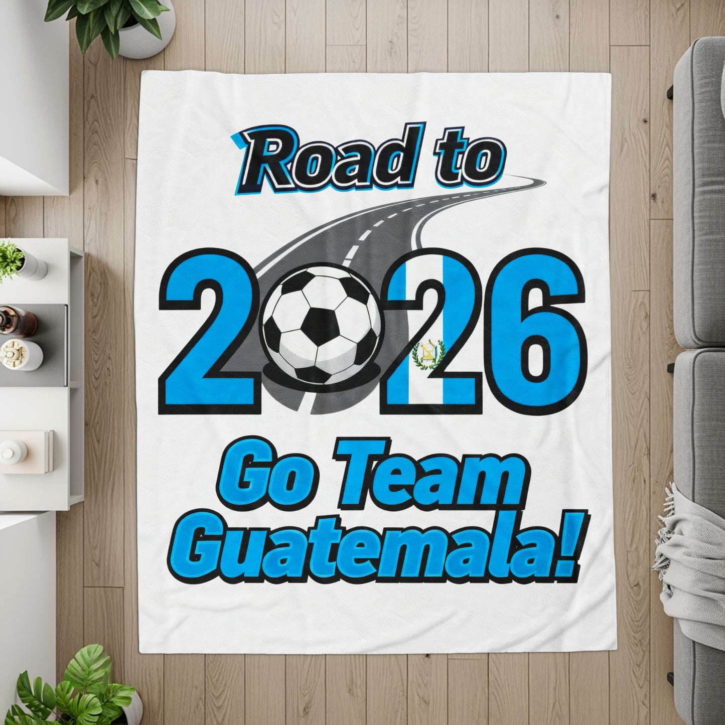 Road to 2026 Go Team Guatemala Blanket