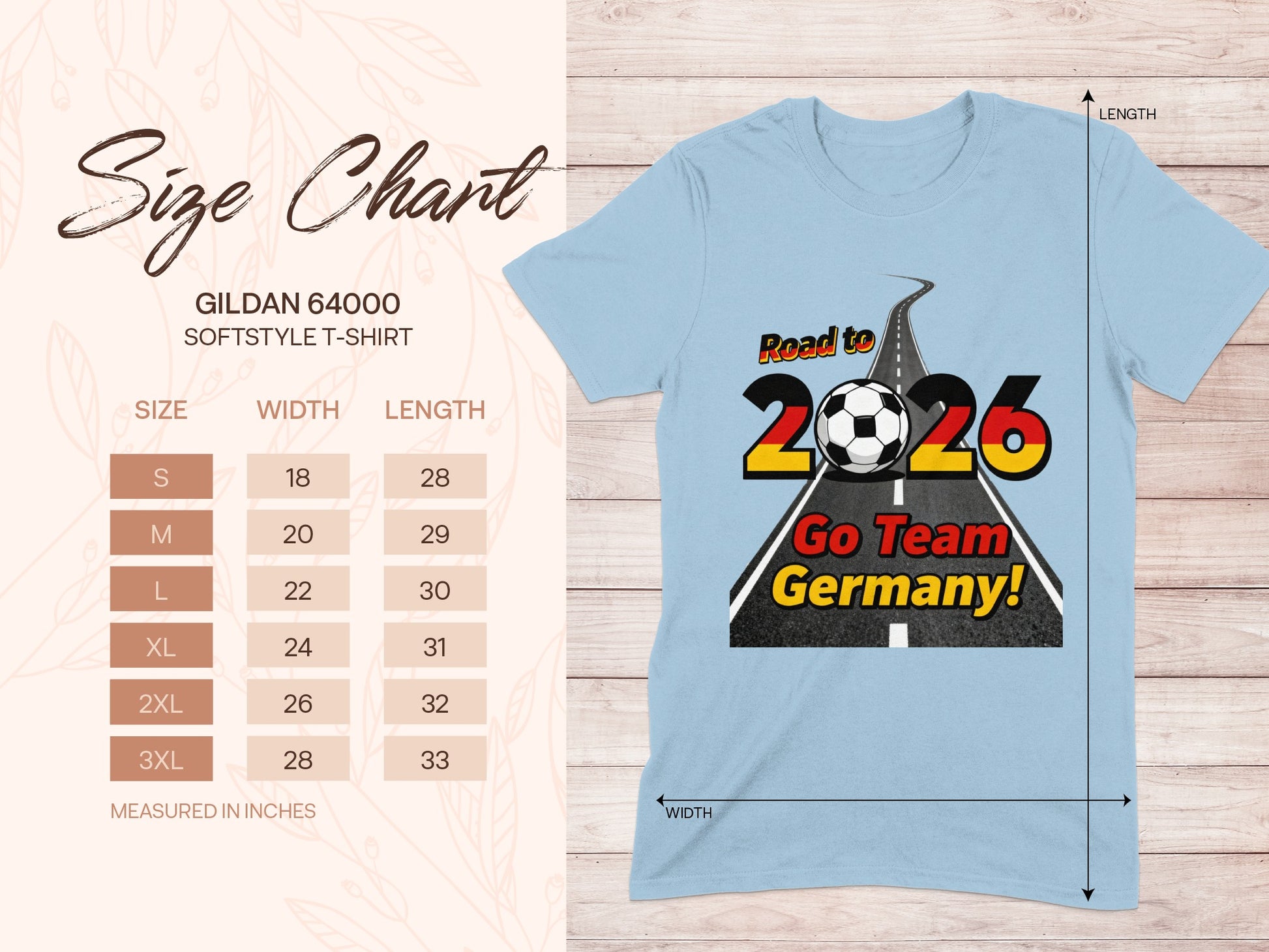 Road to 2026 Go Team Germany T-Shirt for Fans