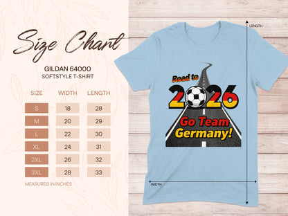 Road to 2026 Go Team Germany T-Shirt for Fans