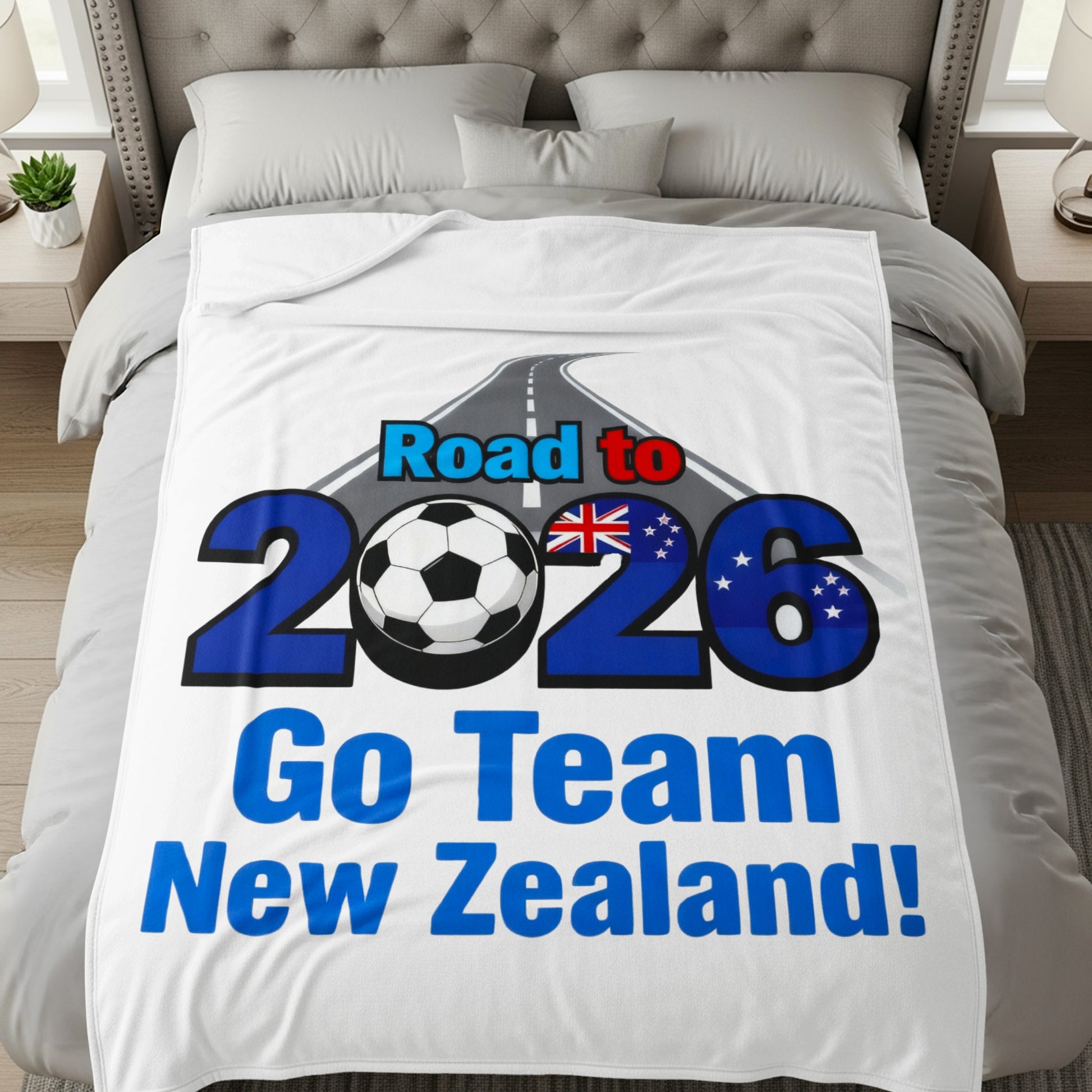 Road to 2026 Go Team New Zealand bedding product