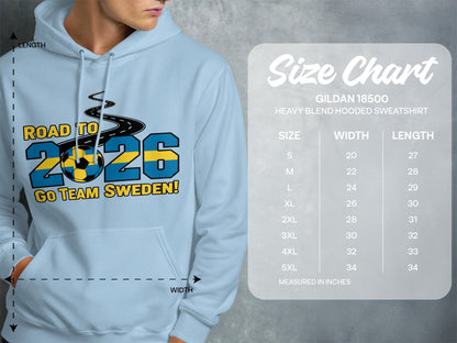 Road to 2026 Go Team Sweden Hooded Sweatshirt