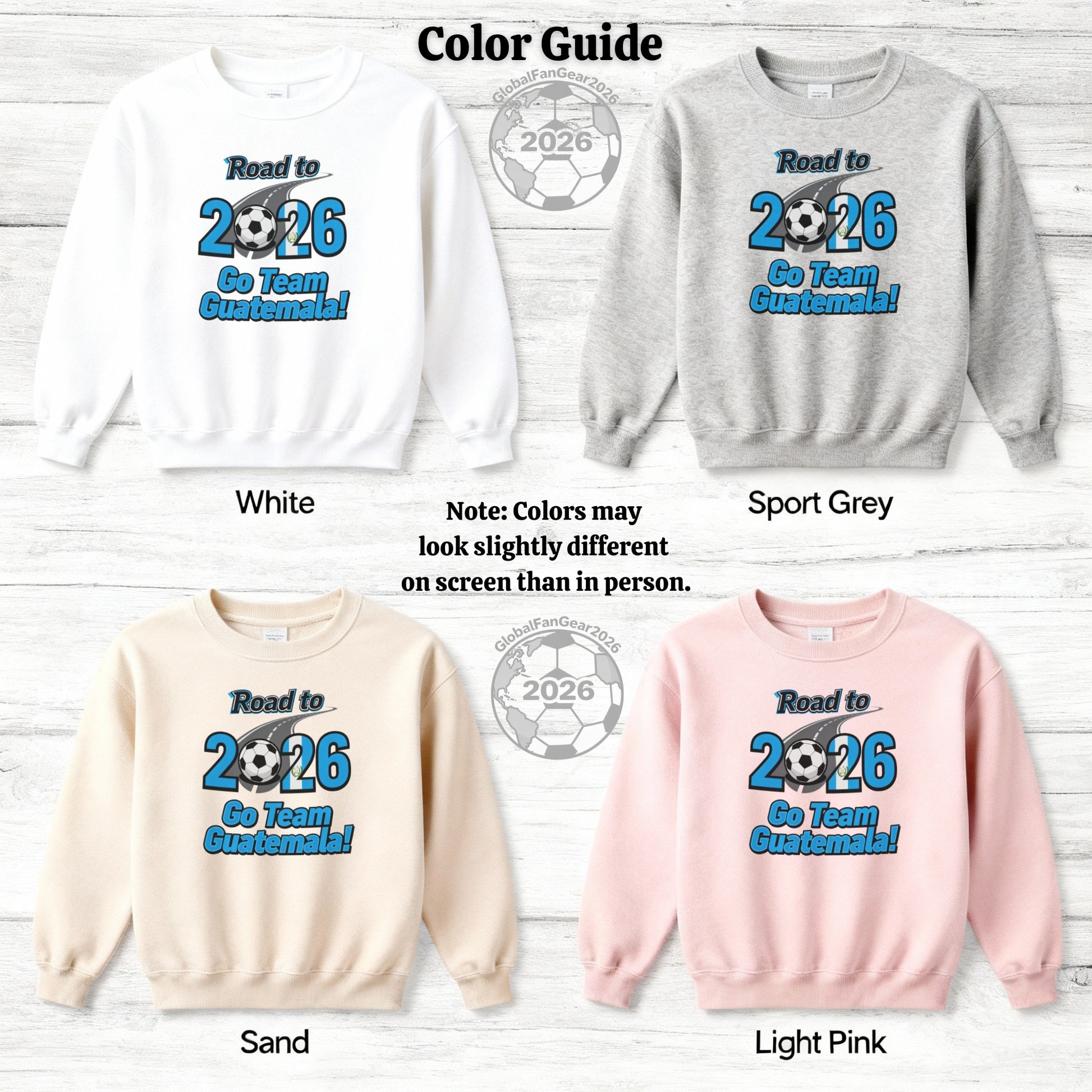 Road to 2026 Go Team Guatemala Sweatshirt