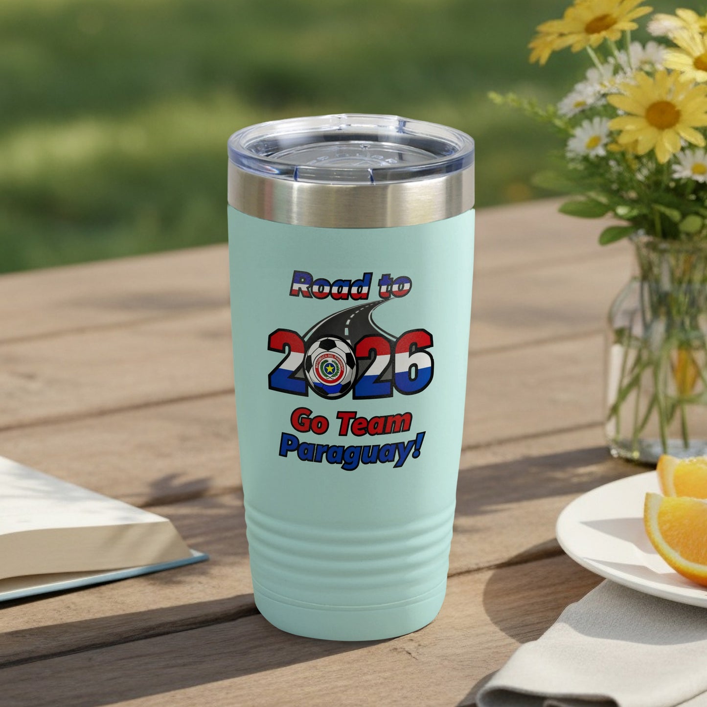 Road to 2026 Go Team Paraguay travel mug