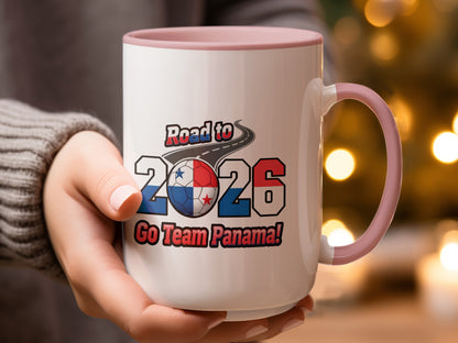 Road to 2026 Go Team Panama Mug for Sports Fans