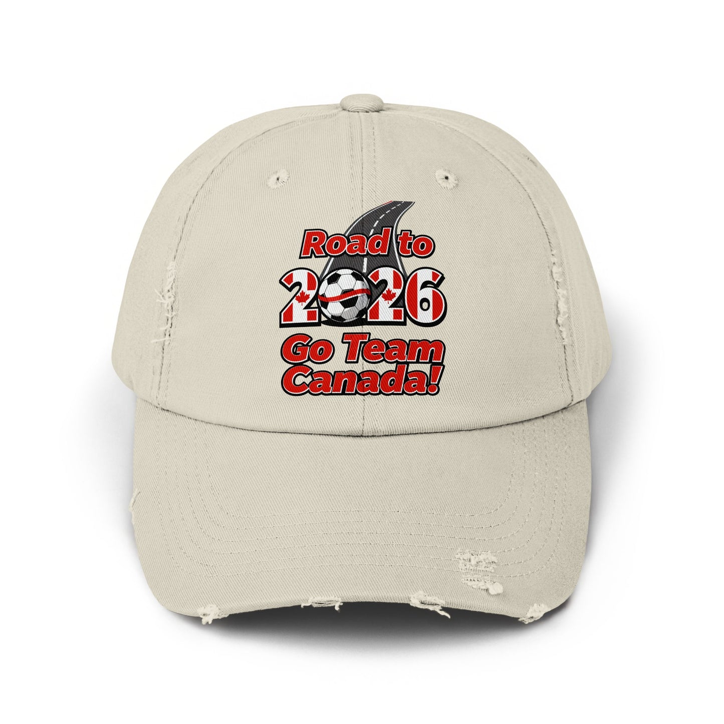 Road to 2026 Go Team Canada Distressed Hat