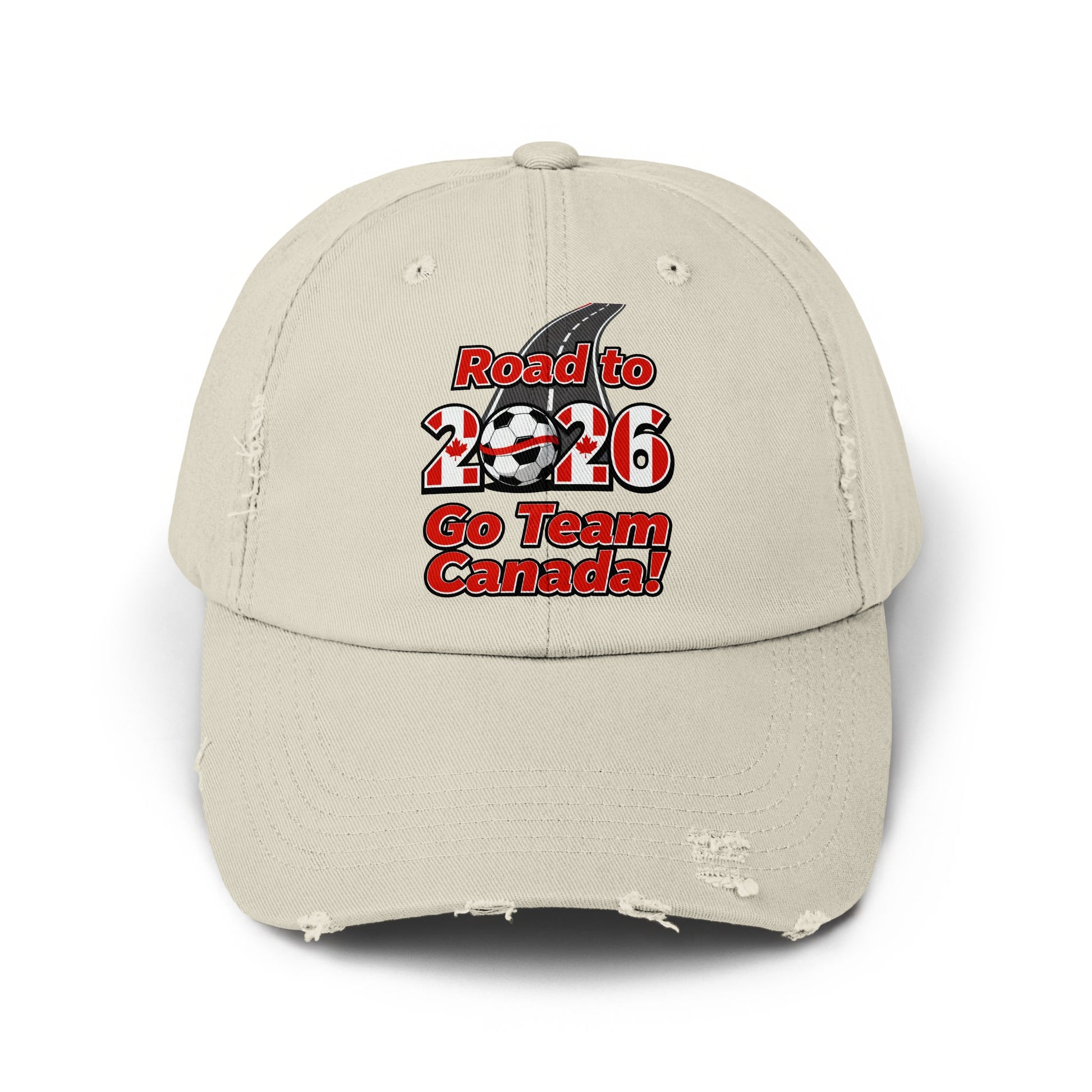 Road to 2026 Go Team Canada Distressed Hat