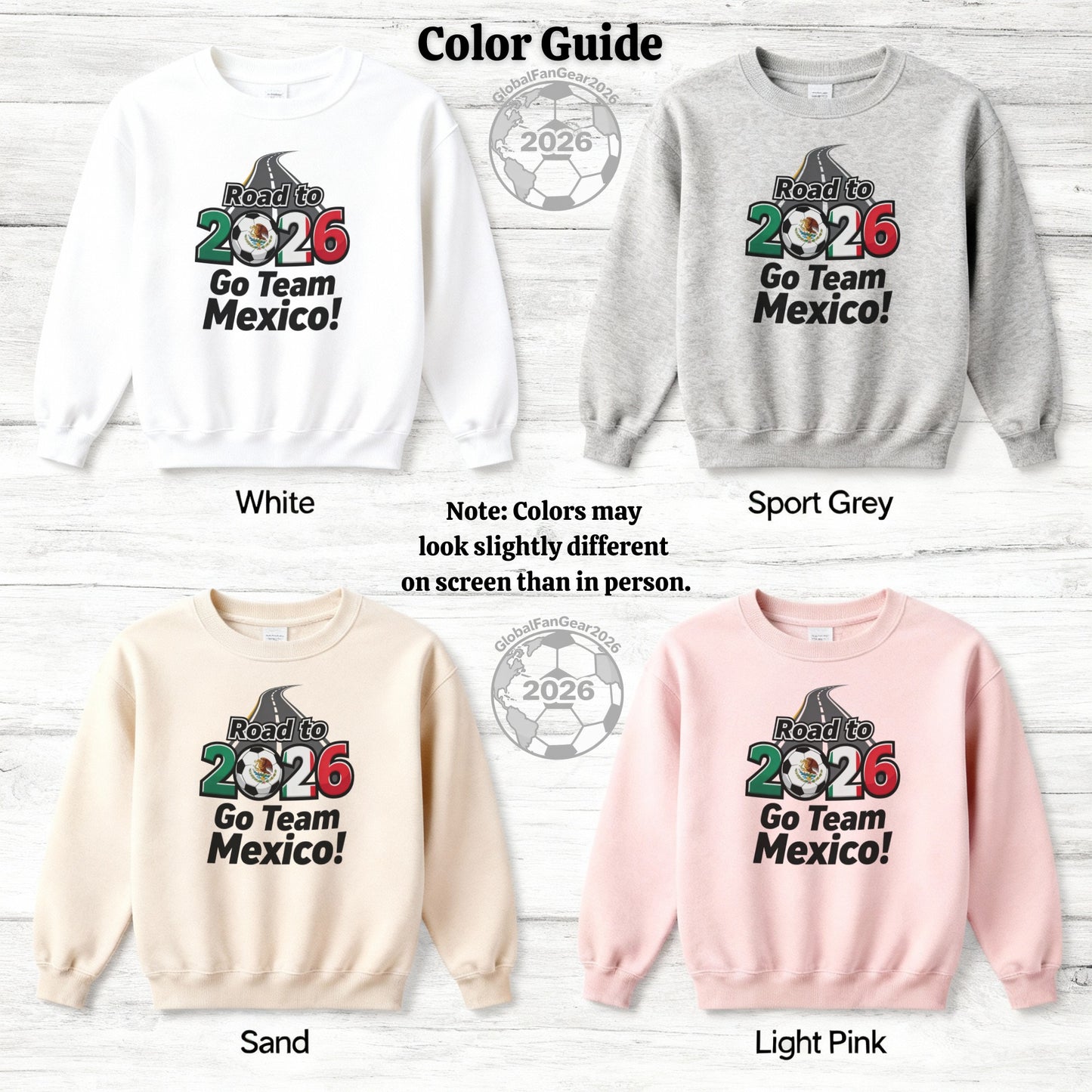 Road to 2026 Go Team Mexico Sweatshirt