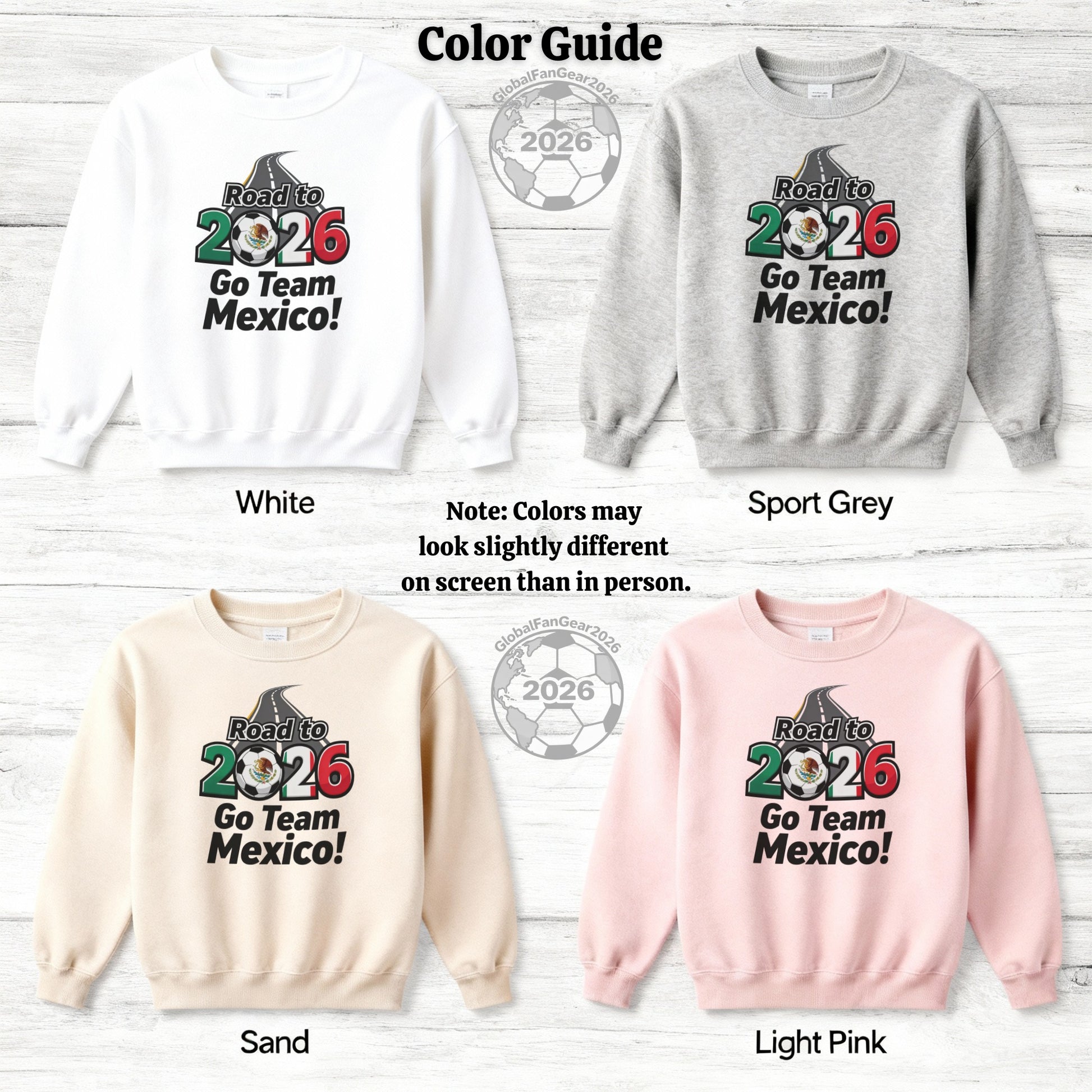 Road to 2026 Go Team Mexico Sweatshirt