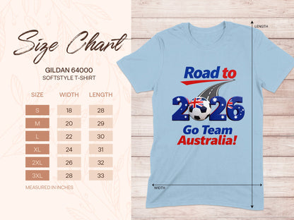 Road to 2026 Go Team Australia T-shirt