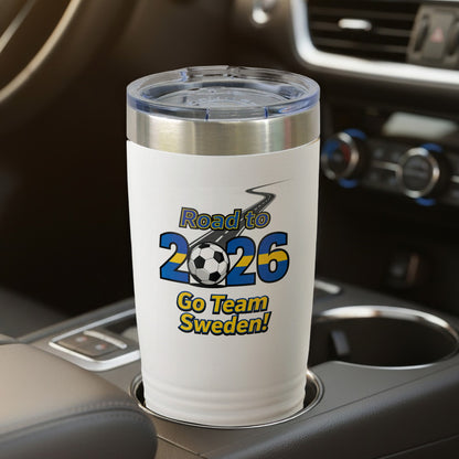Road to 2026 Go Team Sweden Travel Tumbler