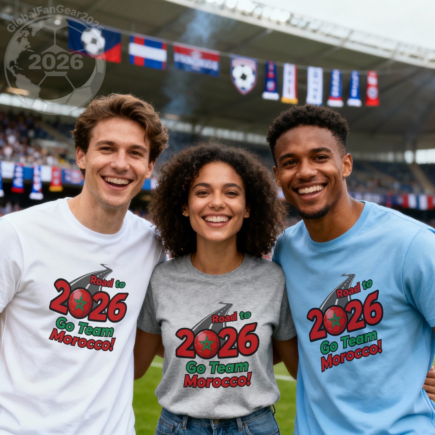 Road to 2026 Go Team Morocco Fan Apparel